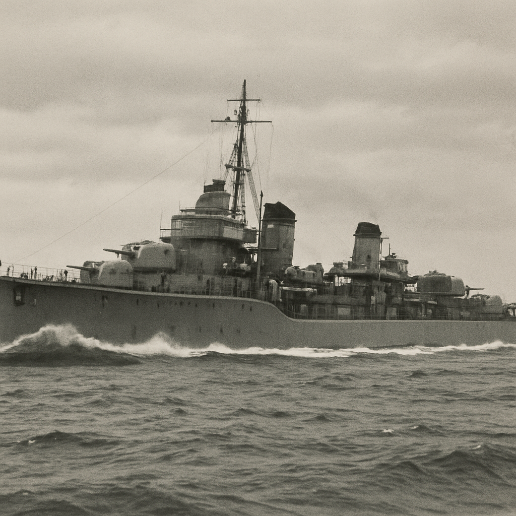 Fubuki, a destroyer of the Japan