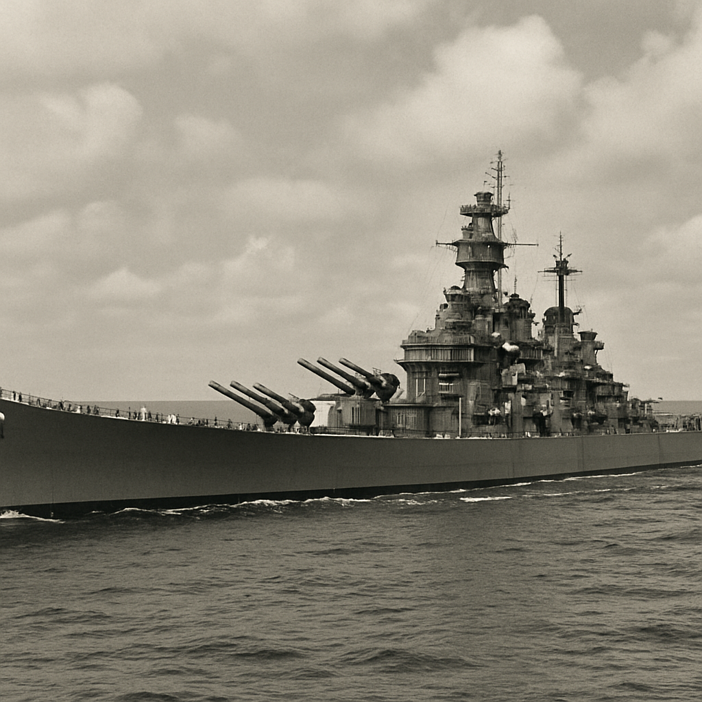 USS Iowa, a battleship of the United States