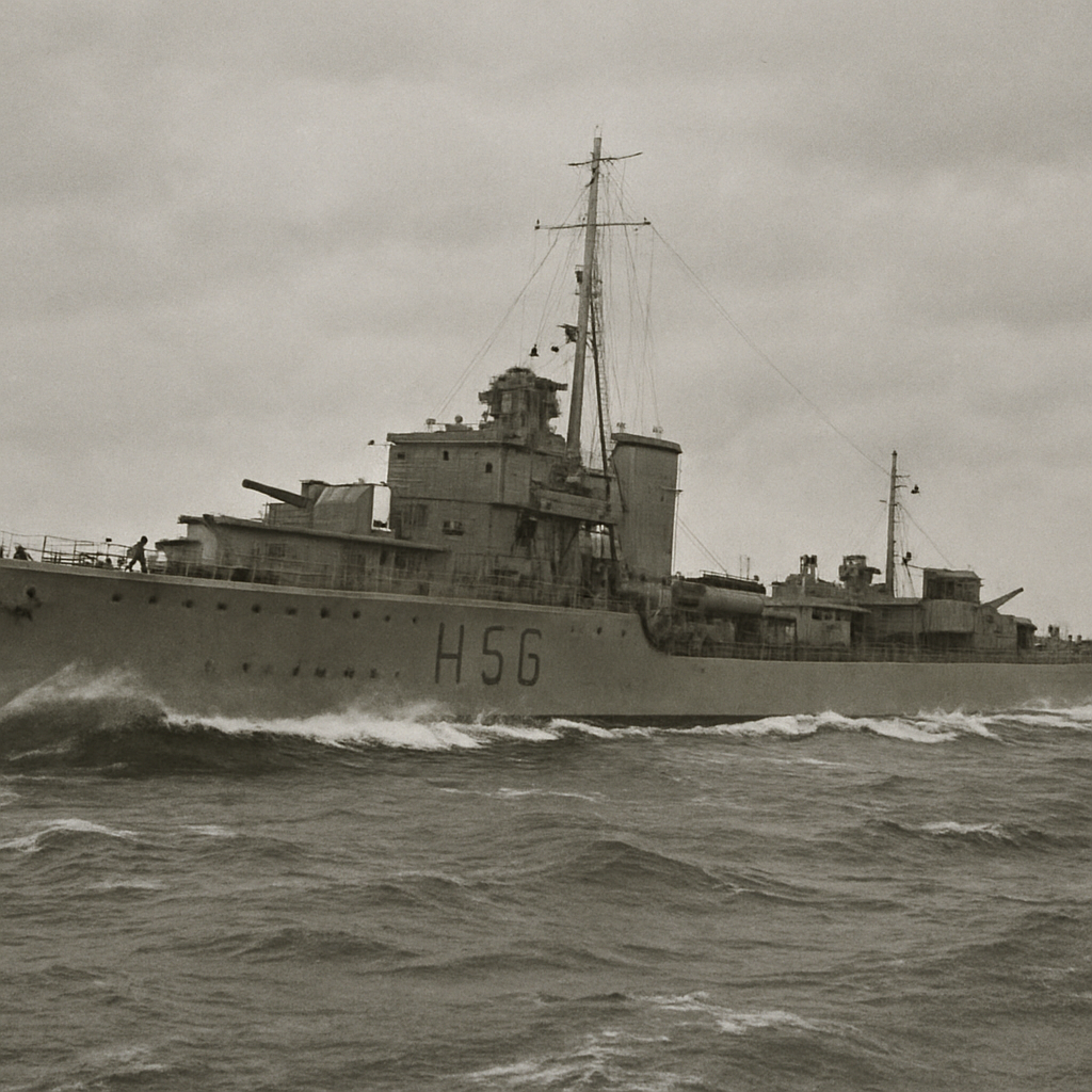 HMS Kelly, a destroyer of the United Kingdom